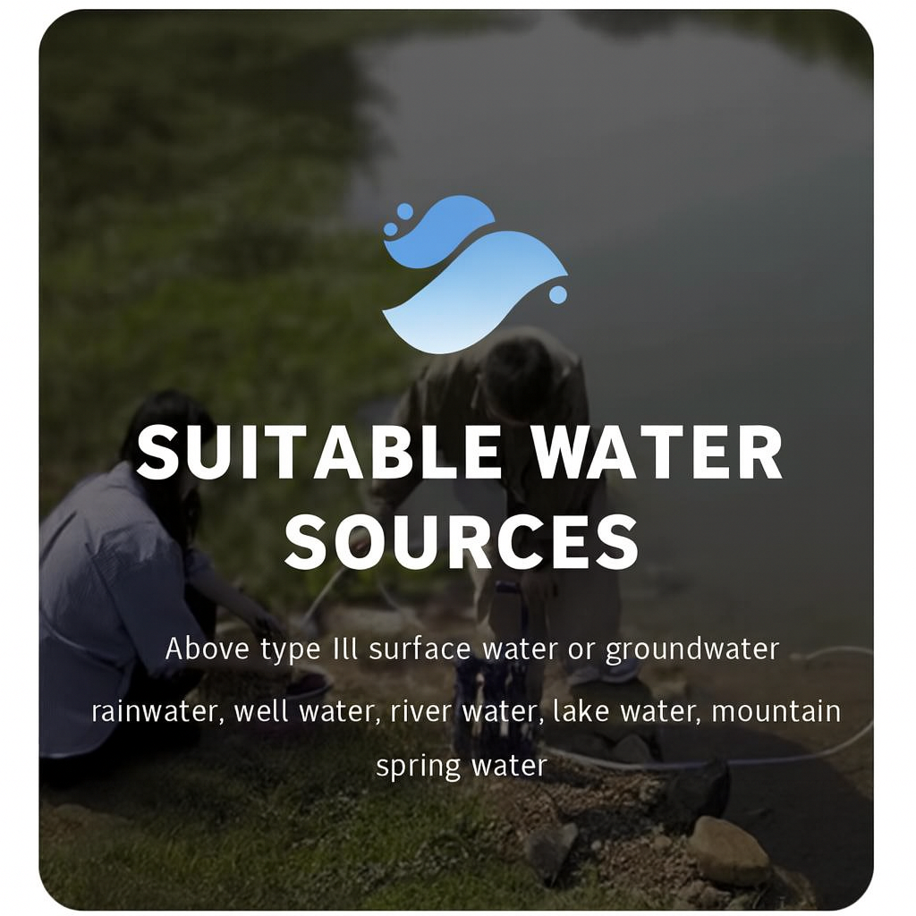 Meena Outdoor Hand Pump Water Filter β Portable Survival Purifier with PP Cotton, Carbon & Ultrafiltration β 1.5L/min Flow, 3000L Capacity, Camping & Emergency Use