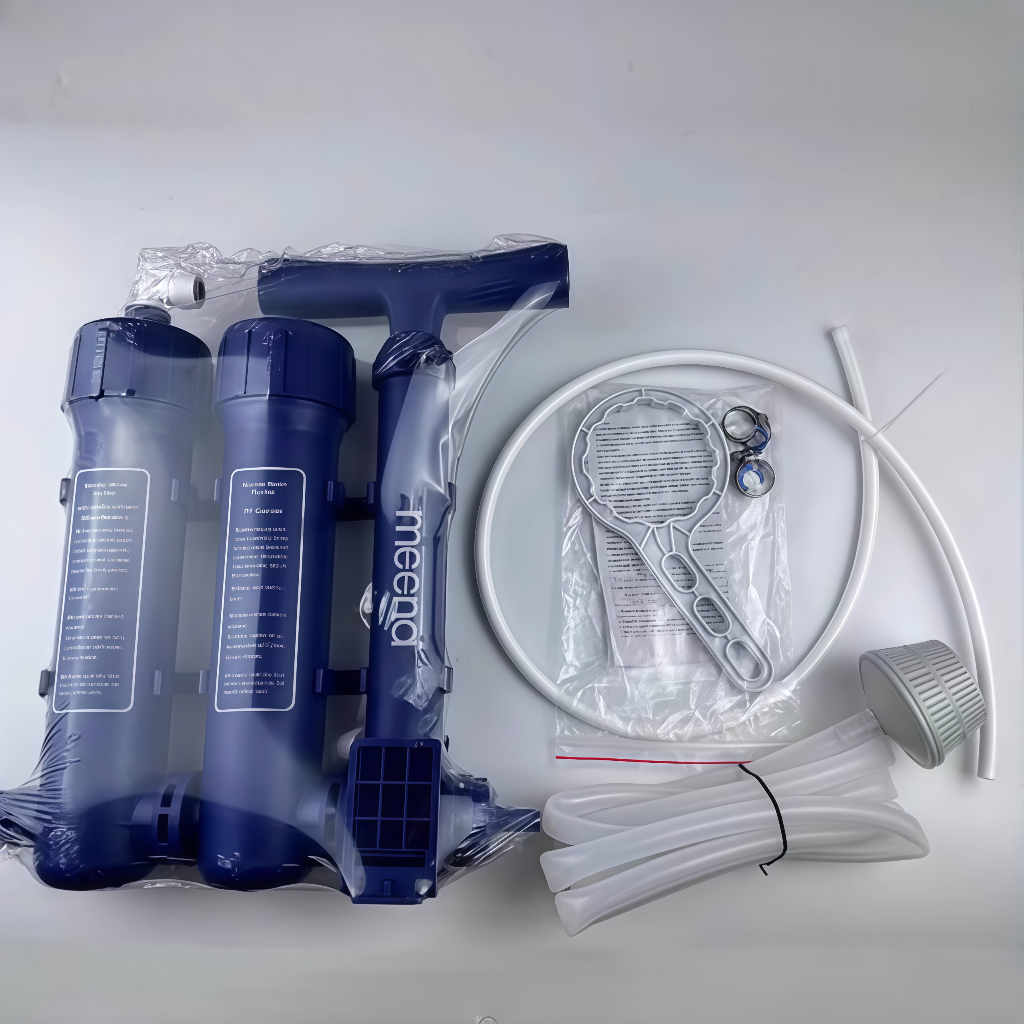 Meena Outdoor Hand Pump Water Filter β Portable Survival Purifier with PP Cotton, Carbon & Ultrafiltration β 1.5L/min Flow, 3000L Capacity, Camping & Emergency Use